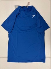 NEW Gymshark Veer Short Sleeve V-Neck T-Shirt Admiral Blue M