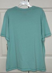 NWT Cremieux size L aqua blue short sleeve pullover shirt men’s