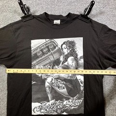 Shaka Wear Super Max Heavy T-Shirt Mens 2XL Black Lowlife Lowrider Car Graphic
