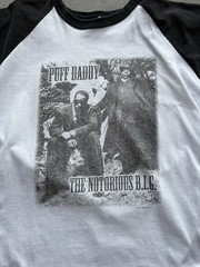 Vintage 1997 Puff Daddy And Notorious Big Planet Inc 3/4 Sleeve Shirt