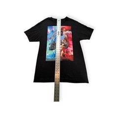 Ripple Junction Black Crew Neck Short Sleeve Cotton Men All Seasons T-Shirt L