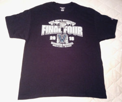 New Villanova Wildcats Basketball 2018 NCAA Final 4 Champion T-Shirt – Large