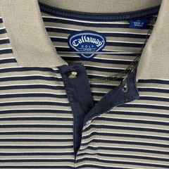 Callaway Golf Sport Men’s Short Sleeve Striped Polo Shirt
