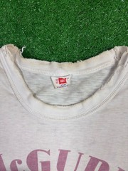 Vintage 50s Mcgurk Hot Rod Speed Racing Water Print Medium Distressed Shirt USA