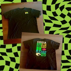 Costa T-Shirt Black Men’s 2XL / XXL Fishing Shirt Sleeve Cotton Two-Sided