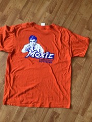 Men’s MOXIE HTF Bright Orange Tshirt LG New