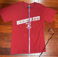 Y2K 2000s Washington State Cougars Cotton T-Shirt Size S MV Sport