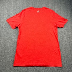 Asics Global Sportswear Since 1977 Red Graphic T-Shirt Mens Large