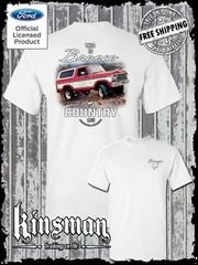 Bronco Country Ford 2-Sided T-Shirt – Official Licensed Product