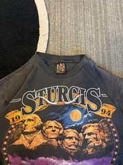 Vintage 1996 3D Emblem Sturgis Black Hills Rally Graphic T-Shirt L USA