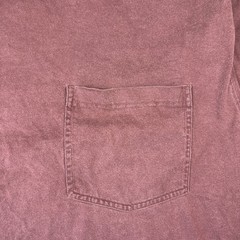 Duluth Trading Co Mens 2XL Longtail T Relaxed Fit Burgundy Pocket T Shirt