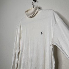 Polo Sport Ralph Lauren Turtle Neck Long Sleeve Vintage Shirt Size Medium Preppy