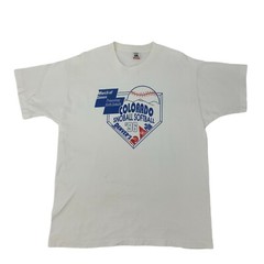 Vintage Colorado Snoball Softball T Shirt Mens XL Extra Large Cotton Made USA