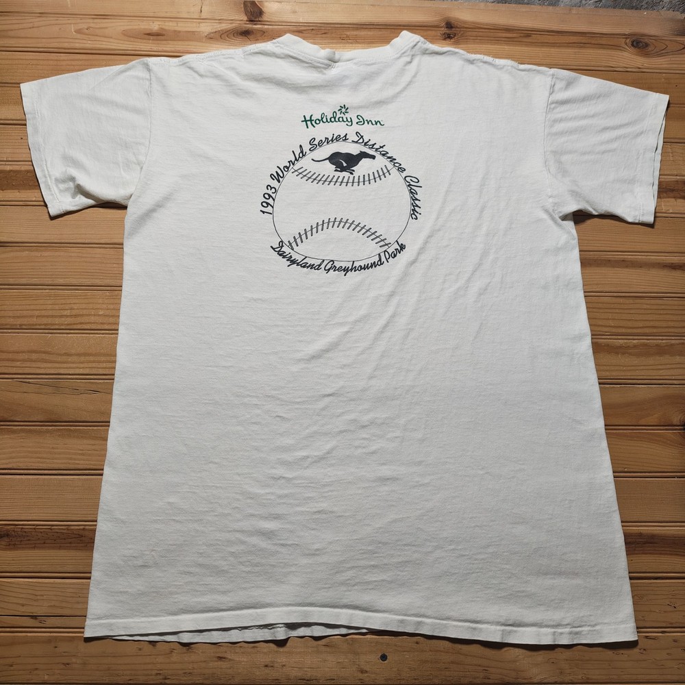 Vintage 1993 Holiday Inn World Series Distance Classic T-Shirt USA – One Size