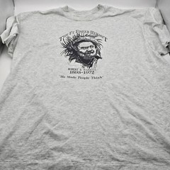 Vintage Shirt. Ft Fisherman Hermit Size XL Rare Gray Single Stitch.