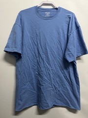 Finish Line Athletics FNL365 T Shirt Blue Cotton Men’s 2XL Top Crew *loose hem*
