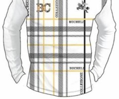 Men’s Long Sleeve Bucheli T Shirt,Italian Style,Cotton,Stretch S to XL….A11.A