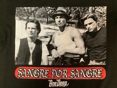 Sangre Por Sangre Blood In Blood Out HOOD M-5XL Black Shirt One Deep Piranha