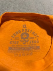 Zero Foxtrot ‘Ultra Violence 1971’ Skull Ace of Spades T-Shirt, Size XL
