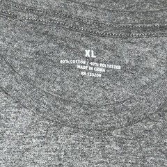 Men’s Grey XL T-Shirt Weekend Essentials Graphic Cotton Blend Crew Neck