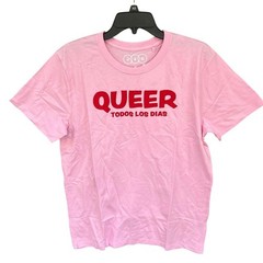 JZD Pink “Queer Todos Los Días” Graphic T-Shirt Unisex Sizes XXL- NWT
