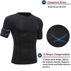 Men’s Slimming Body Shaper Vest Abs Abdomen Compression Shirt Workout Tank Top