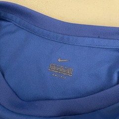 Nike T-Shirt Men’s XL 1XL Blue Short Sleeve Solid Athletic Crew Neck Shirt