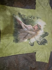 Vintage The Mountain Fairy Queen Nature 2002 Green Tie Dye XL T-Shirt Tee