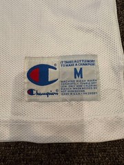 80s Vintage Champion V-Neck Mesh Game Shirt Jersey USA Made Size M