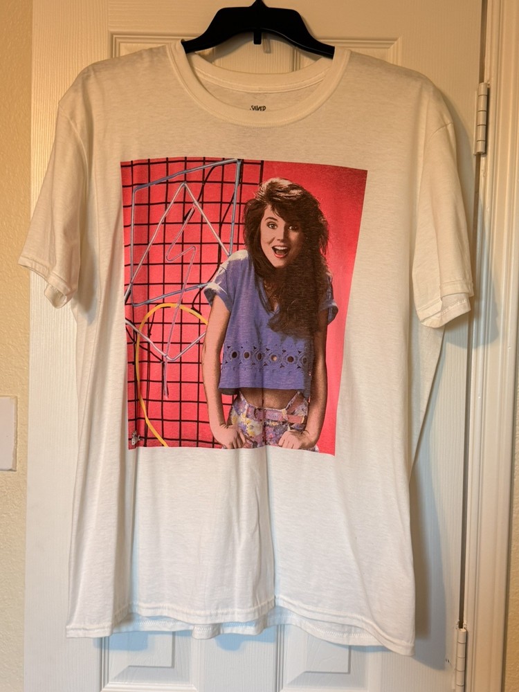 Saved By The Bell Kelly Kapowski (Tiffani Thiessen) T-Shirt size XL