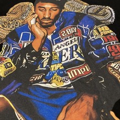 Medium Unbranded Kobe Bryant Championship Rings Black Shirt