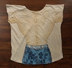 Rare Vintage La Imprints Fun2wear Beach Body Shirt One Size Fits Most