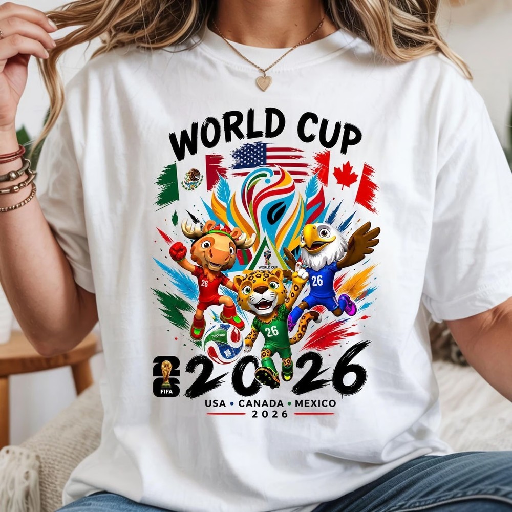 World Cup 2026 Shirt, Football Fan T-Shirt, Unisex Graphic Tee