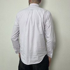 Henry Cottons Italian Classic Check Pink Longsleeve Shirt Size L