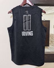Nike Jordan Kyrie Irving Boston Celtics Jersey Youth Large 14/16 Black Flawed