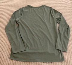 Apt. 9 Men’s Premier Flex Soft Long Sleeve Green T-Shirt – Size L