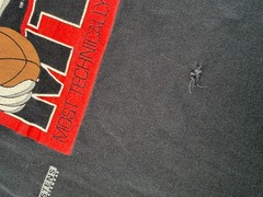Vintage 1993 Marvin the Martian Los Angeles Raiders Looney Tunes 1-Stitch Shirt
