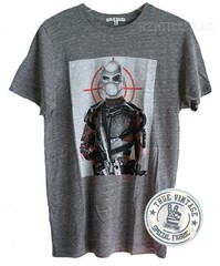 Junk Food Suicide Squad DEADSHOT Special Soft Tri-Blend Fabric T-shirt Men NEW