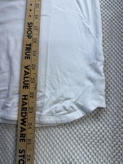 Helmut Lang White T-shirt Men Size 5 Short Sleeve Pocket Cotton Round Neck