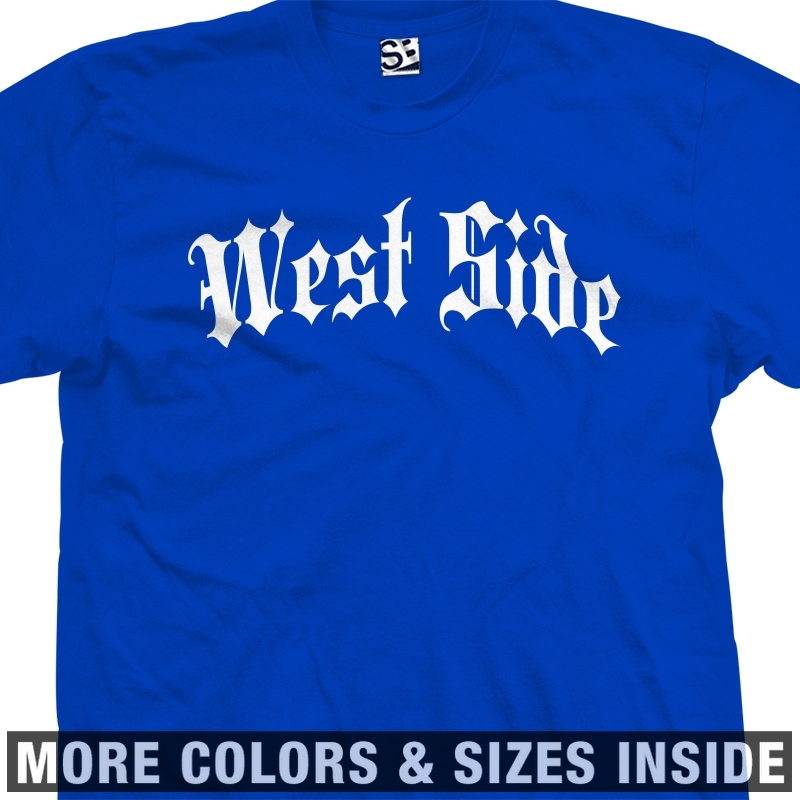 West Side Thug T-Shirt | Old English Streetwear WestSide Dad Mens Tee Shirt