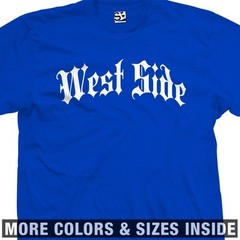 West Side Thug T-Shirt | Old English Streetwear WestSide Dad Mens Tee Shirt