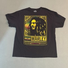 Bob Marley Roots Rock Reggae Graphic T-Shirt Mens XL Black 2012 Official Merch