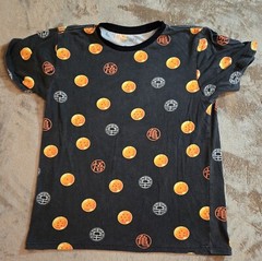 Dragon Ball Z Toei Animation Dragon Ball Goku Patteren Mens T-Shirt Size Medium