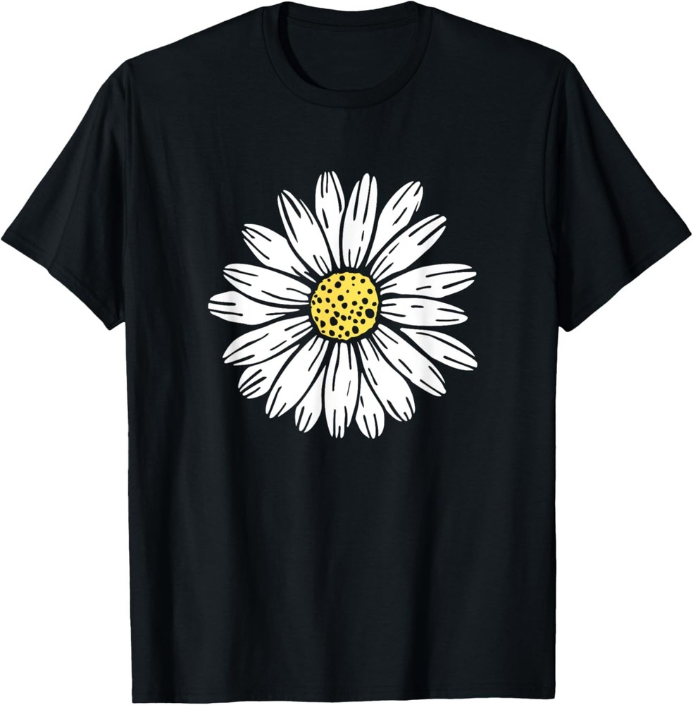 Daisy Flower Design T-Shirt