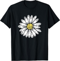 Daisy Flower Design T-Shirt