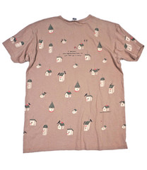 Vintage Relevant Products T Shirt Mens Large All Over Print Nature 90s Birds AOP