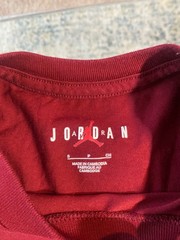 Jordan Brand Maroon Graphic T-Shirt Large Jumpman Print Men’s Size Small