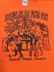 Vintage Down At Da Fish Fry Graphic T-Shirt Men’s Size 2XL Gildan Abaco