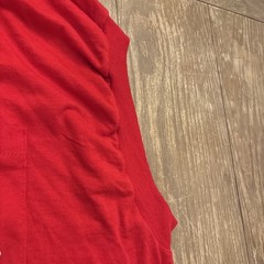 Vintage Fruit of the Loom Sleeveless Pocket T Shirt XXL Red Atlantic City