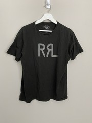 Double RL Men’s T Shirt Logo Size M Cotton Comfortable Casual